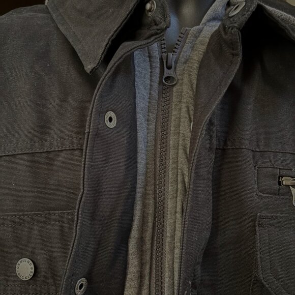 Genuine Dickies Men's Canvas Hooded Shirt Jacket - XL - Picture 4 of 7